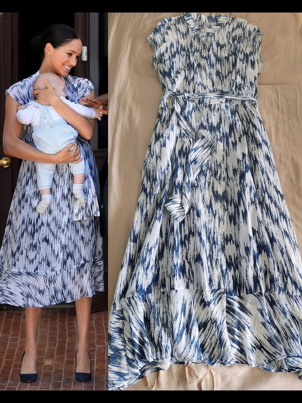 Club Monaco 'Dremah' Silk Dress ASO Meghan Markle